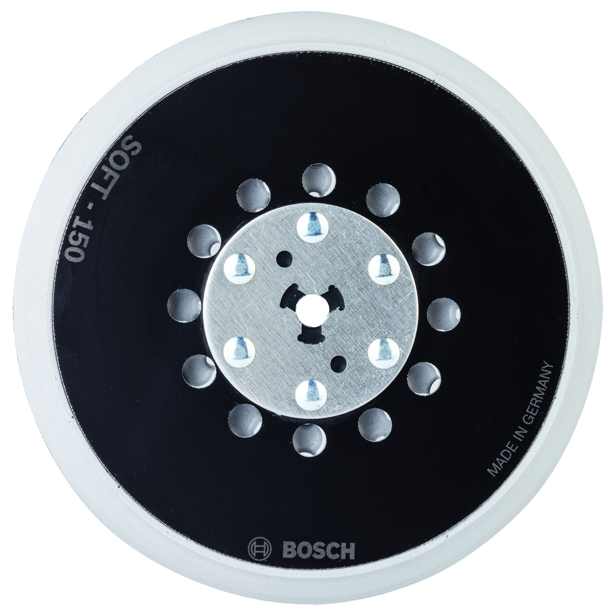 Bosch Soft Hook-and-Loop Multi-Hole Sanding Pad — 6in., Model# RSM6044